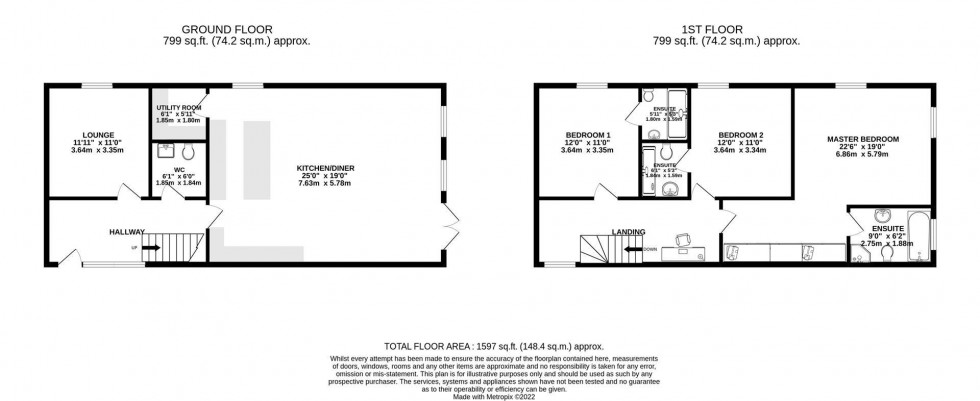 Floorplan for Home Farm Barns, School Lane, Henbury