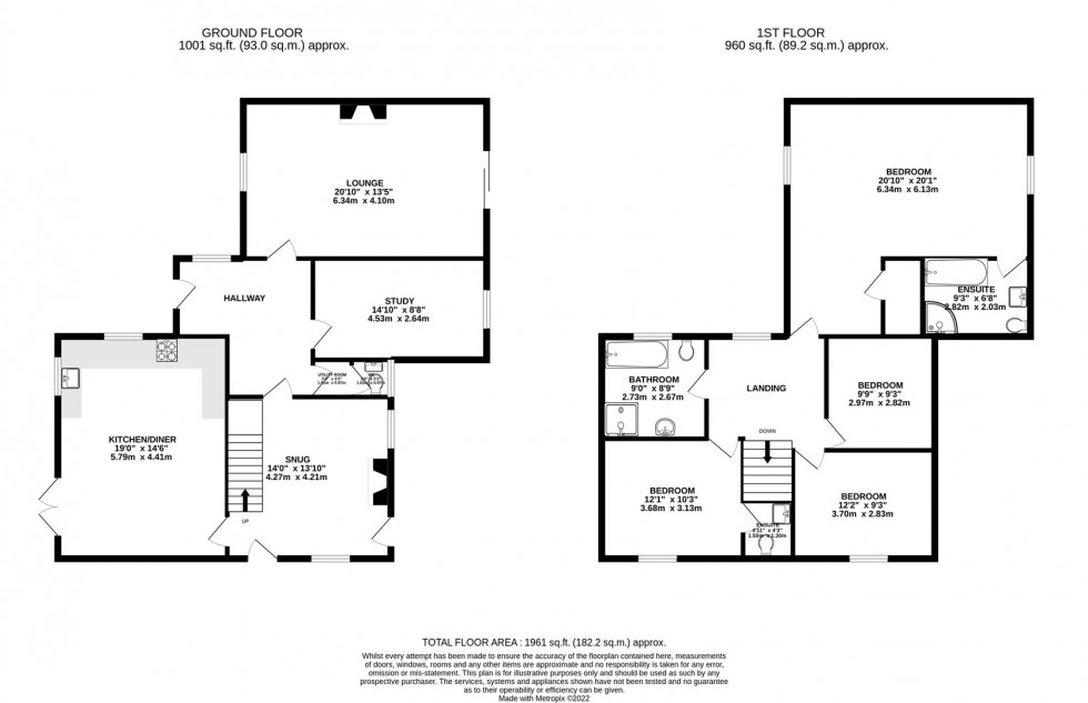 Floorplan for Mow Lane, Astbury, Congleton