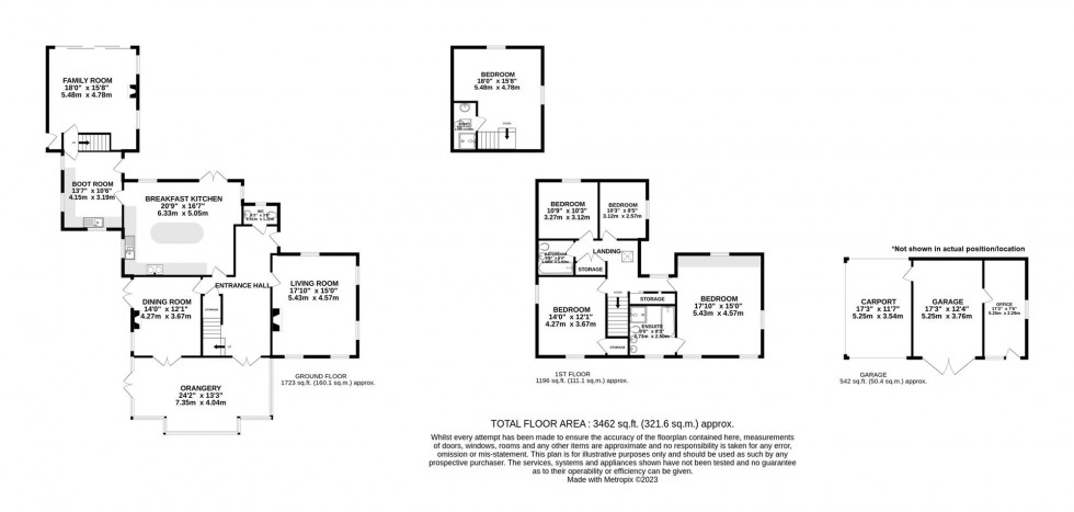 Floorplan for Beswicks Lane, Alderley Edge