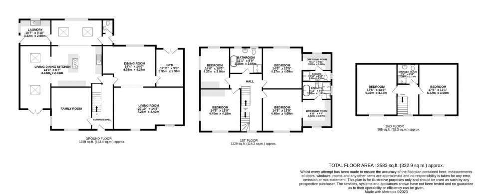 Floorplan for Shellow Lane, North Rode