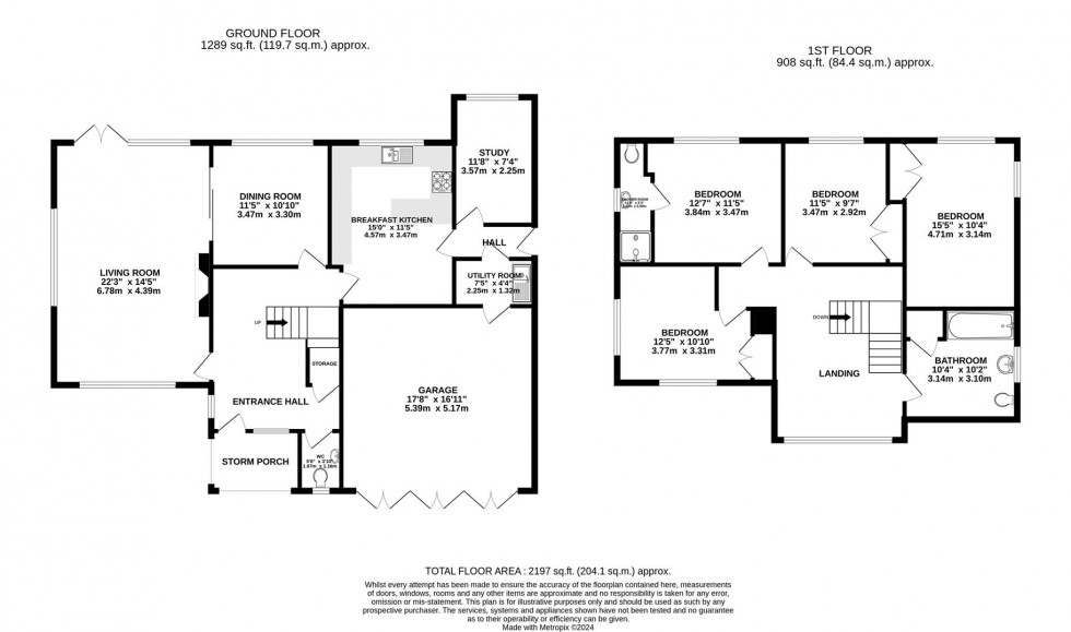 Floorplan for Moss Lane, Alderley Edge