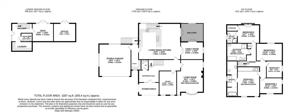 Floorplan for Castlegate, Prestbury