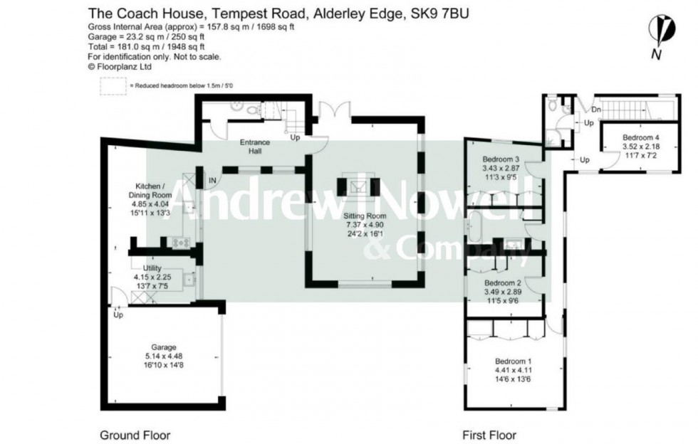 Floorplan for Tempest Road, Alderley Edge