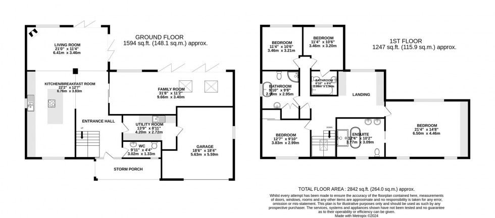 Floorplan for Wilton Crescent, Alderley Edge