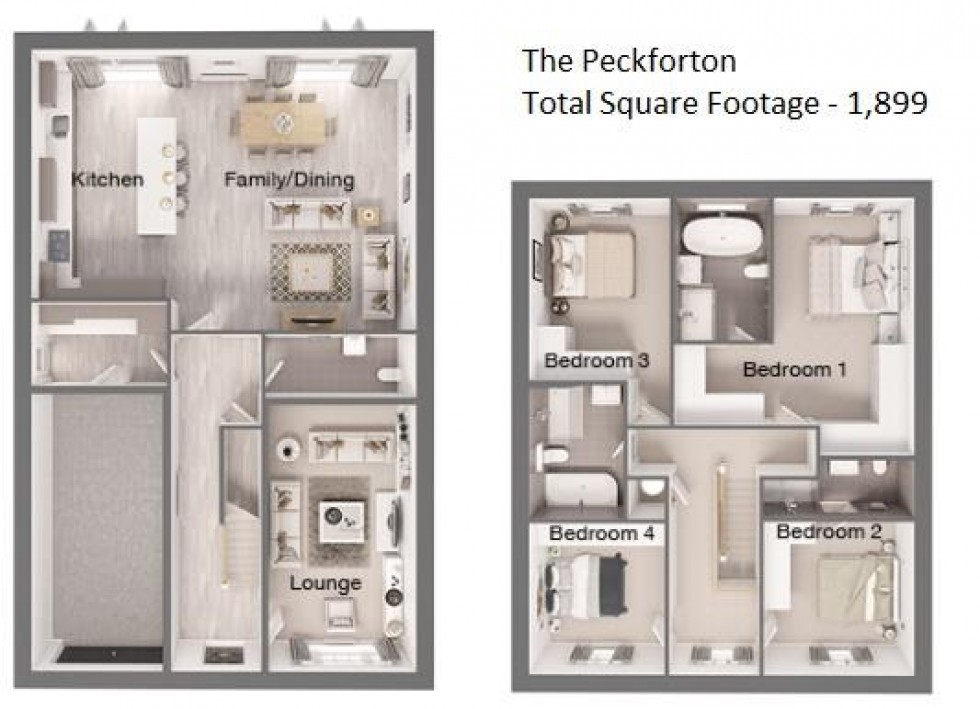 Floorplan for The Peckforton, Alderley Gardens, Alderley Park, Nether Alderley