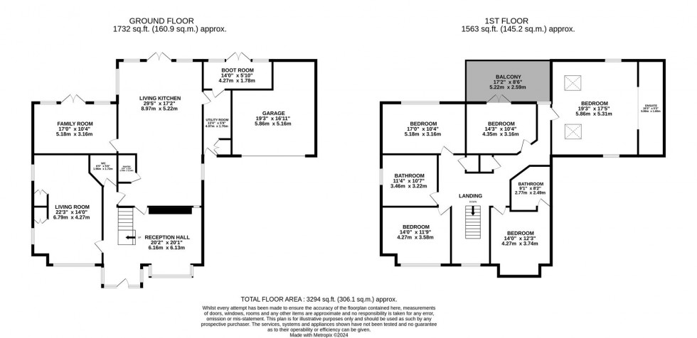 Floorplan for Moss Road, Alderley Edge