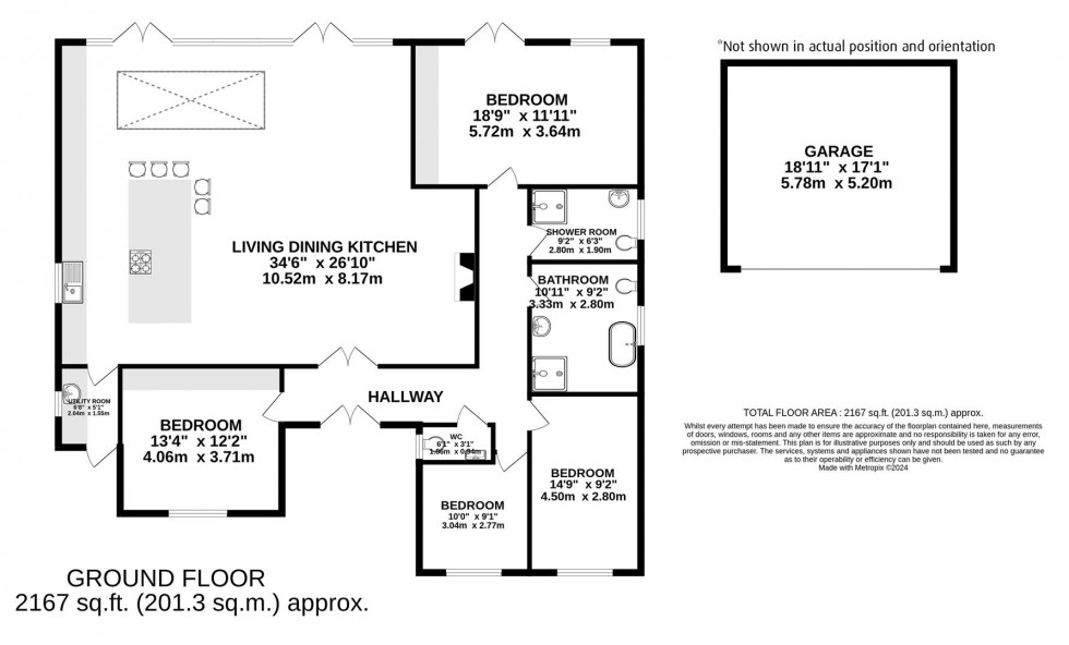 Floorplan for Silver Birches, Whirley Road, Macclesfield