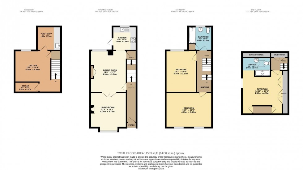 Floorplan for Altrincham Road, Wilmslow