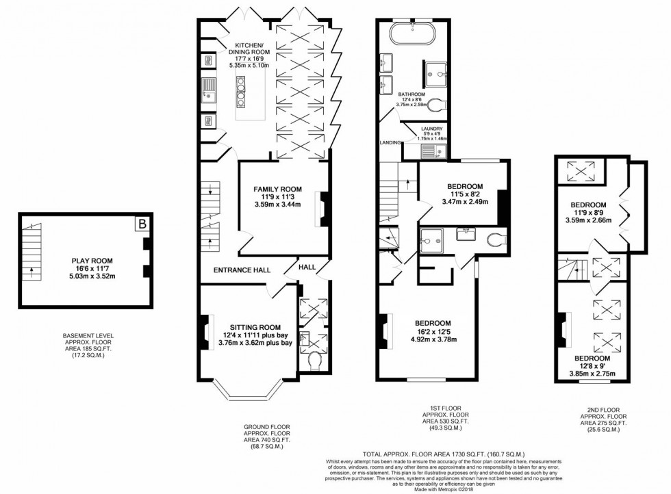 Floorplan for The Avenue, Alderley Edge