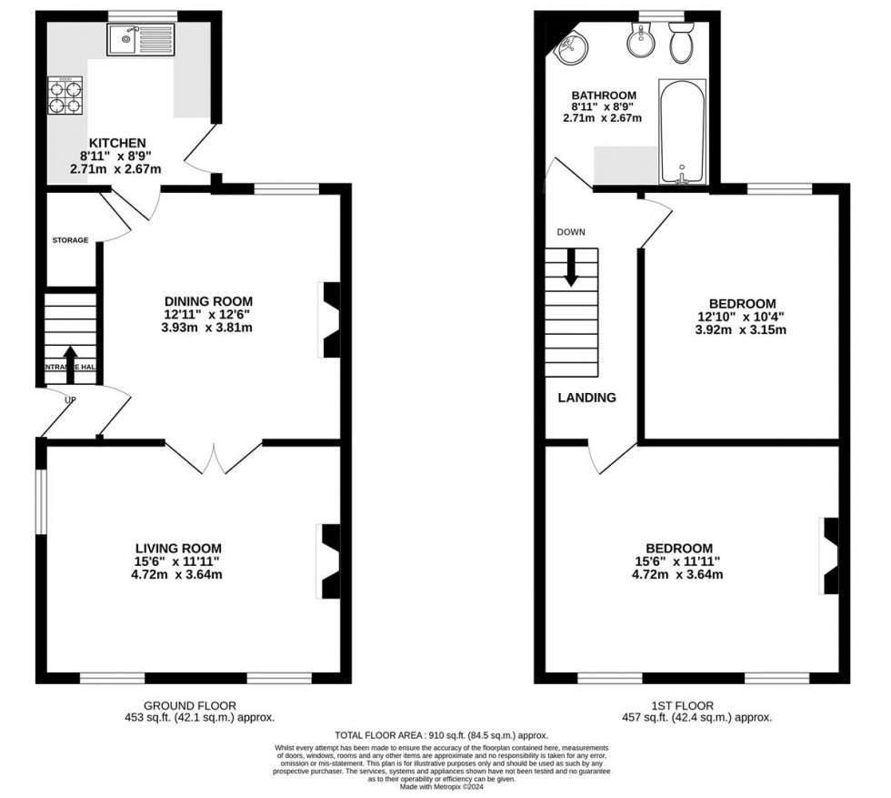 Floorplan for Moss Lane, Alderley Edge