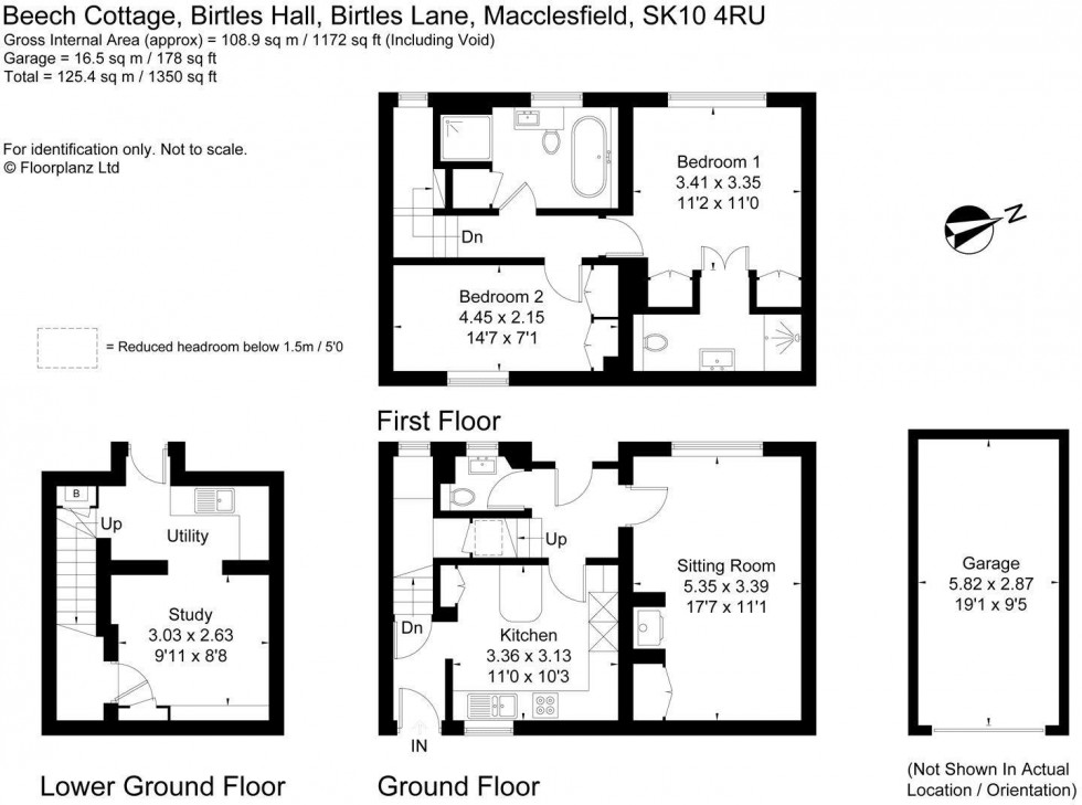 Floorplan for A charming Hidden Gem on Birtles Lane, Over Alderley