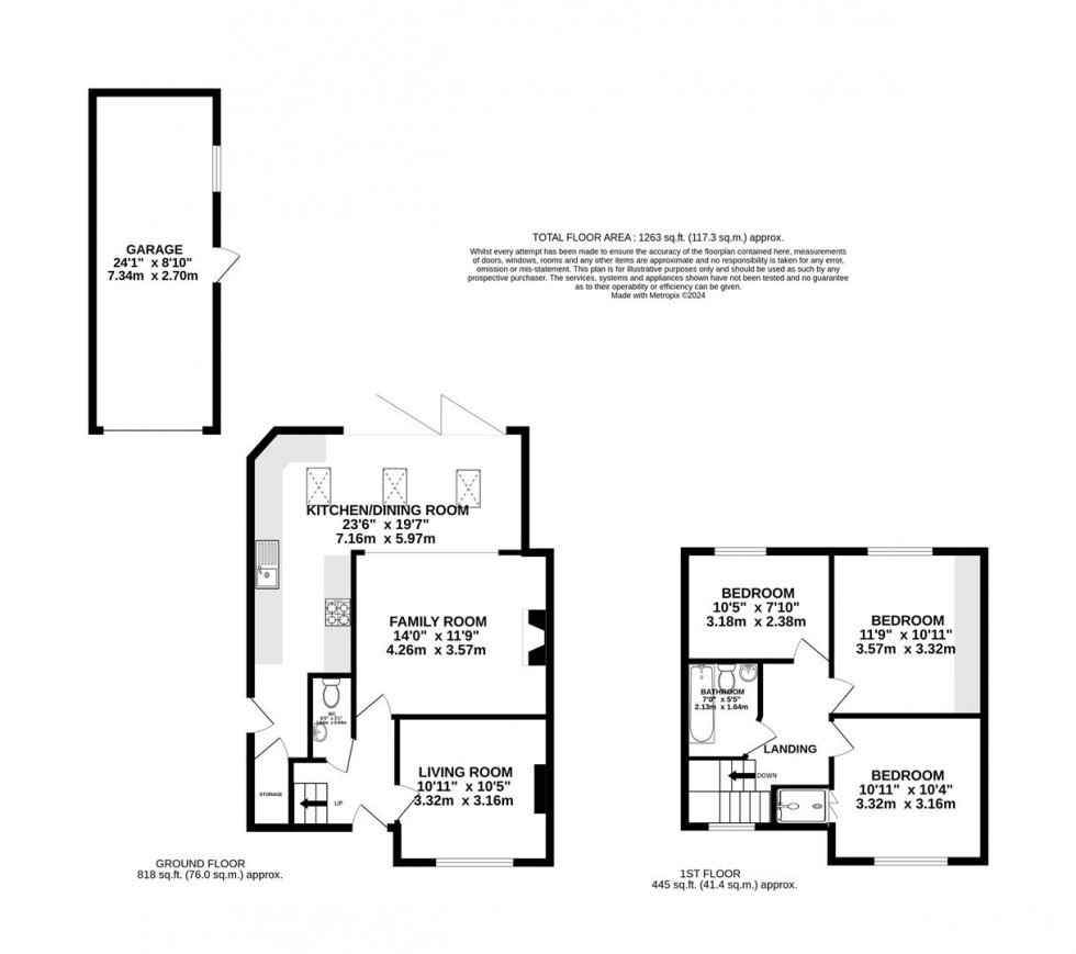 Floorplan for Crescent Road, Alderley Edge