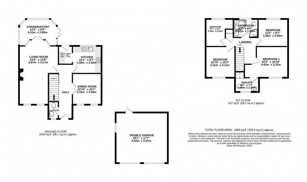 Floorplan for Needham Drive, Cranage