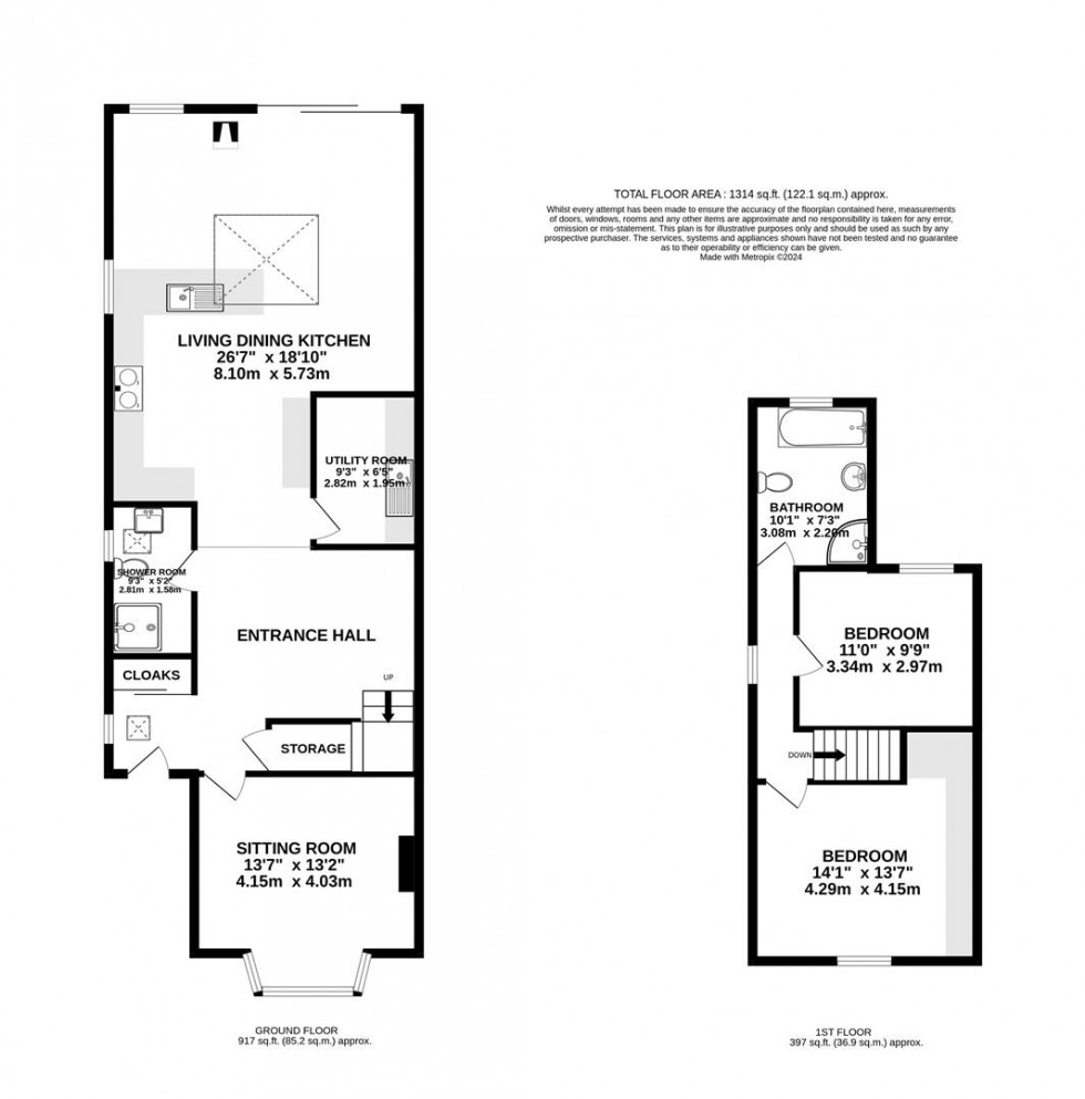 Floorplan for Nursery Lane, Wilmslow