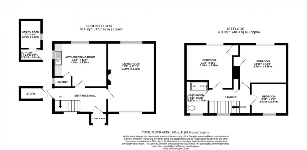 Floorplan for Dingle Avenue, Alderley Edge