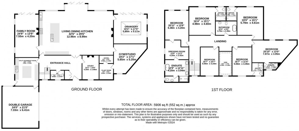 Floorplan for Yew Tree Close, Prestbury