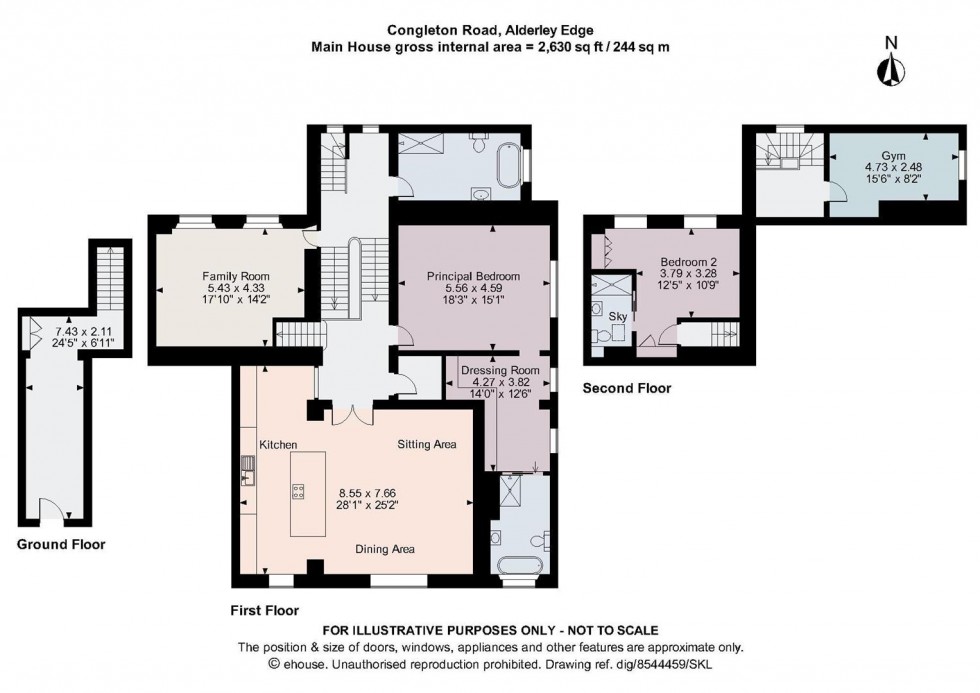 Floorplan for Stunning Period Apartment on Congleton Road, Alderley Edge