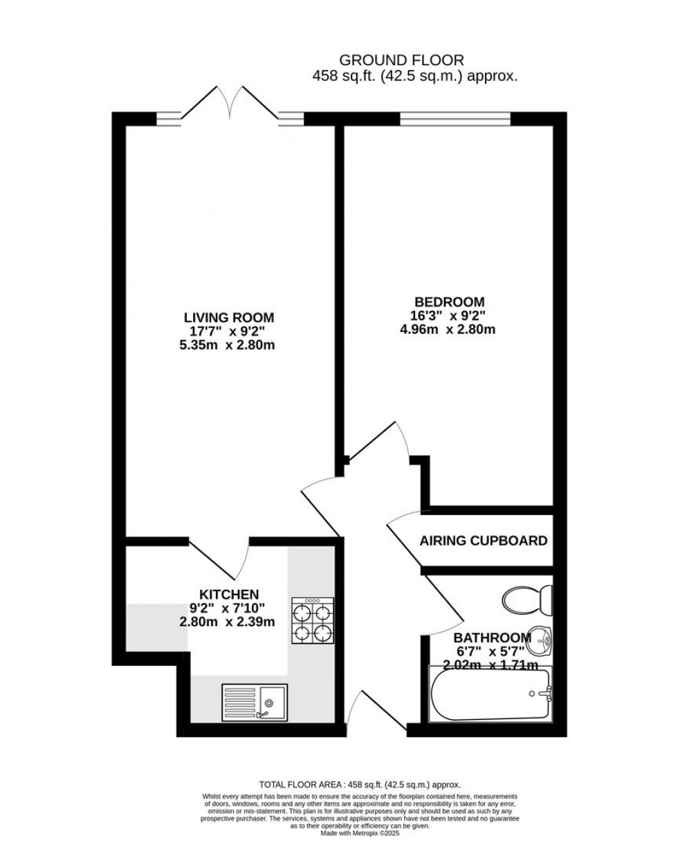 Floorplan for Kingswood Court, Grove Avenue, Wilmslow