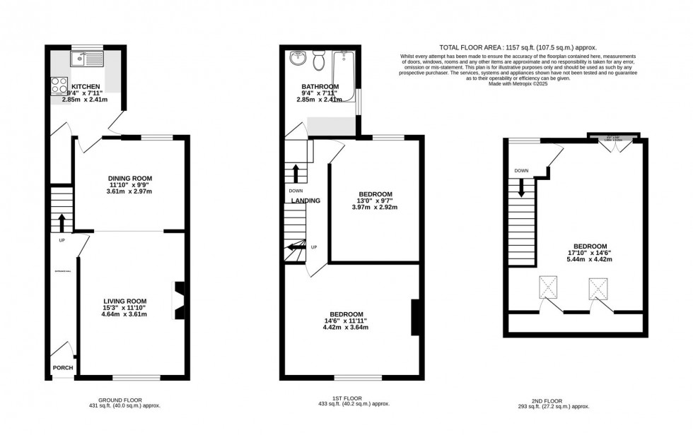 Floorplan for Moss Lane, Alderley Edge